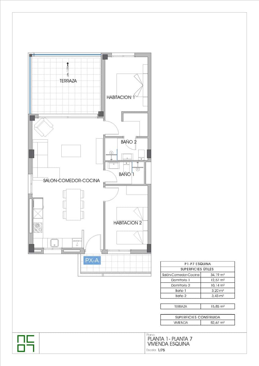 2 bedroom Apartment for sale in Finestrat with pool - € 349,000 (Ref: 9136549)