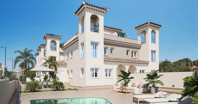 4 bedroom Semi-detached Villa for sale in Bigastro with pool - € 249,900 (Ref: 9136551)