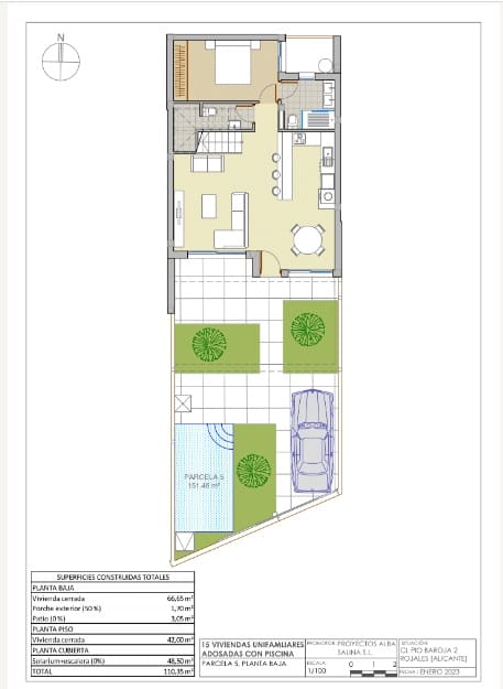 3 bedroom Terraced Villa for sale in Rojales with pool - € 355,900 (Ref: 9136580)