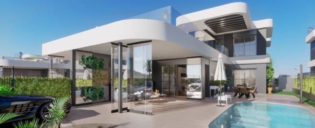 3 soveværelse Semi-Rækkehus til salg i Las Lomas de Rame - Bahía Bella, Los Alcázares med swimmingpool - € 449.900 (Ref: 9136624)