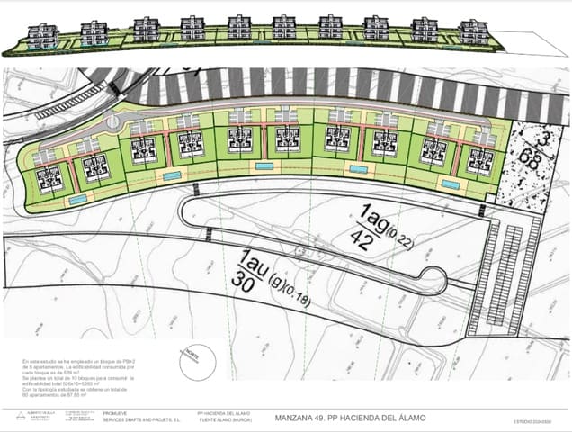 2 chambre Appartement à vendre à Fuente Alamo de Murcia avec piscine - 207 900 € (Ref: 9136634)