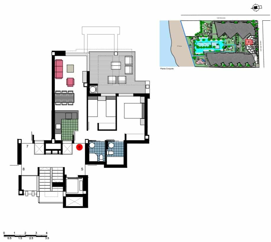 2 soveværelse Lejlighed til salg i Denia med swimmingpool - € 359.000 (Ref: 9136649)