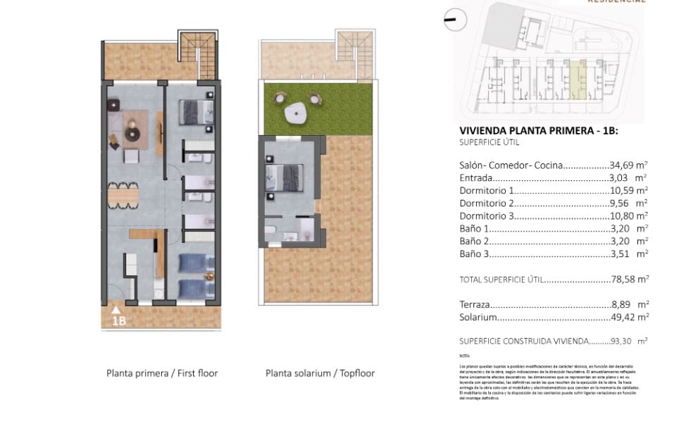 2 slaapkamer Bungalow te koop in Pilar de la Horadada met zwembad - € 229.900 (Ref: 9136653)