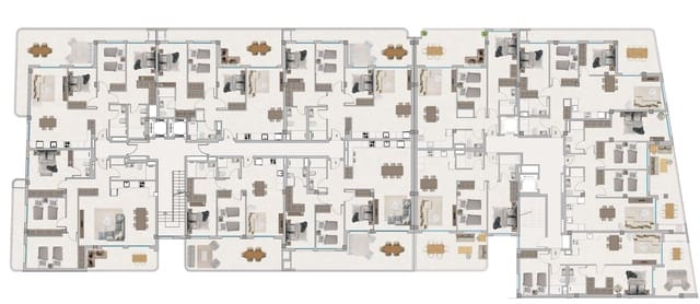 2 slaapkamer Appartement te koop in Norte, Santa Pola met zwembad - € 245.000 (Ref: 9136662)