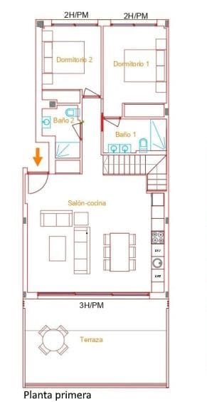 2 quarto Apartamento para arrendar em Finestrat com piscina garagem - 1 850 € (Ref: 9181299)