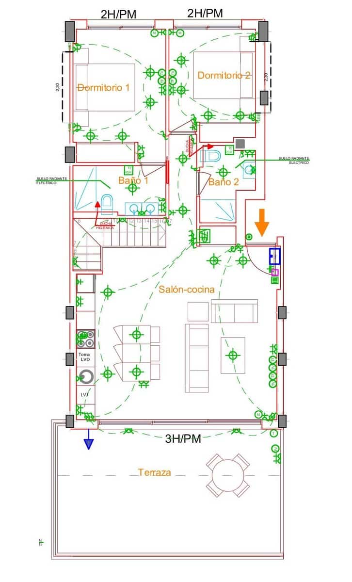 2 quarto Apartamento para arrendar em Finestrat com piscina garagem - 1 850 € (Ref: 9181299)