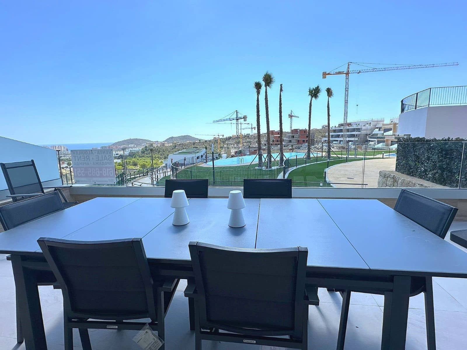 2 quarto Apartamento para arrendar em Finestrat com piscina garagem - 1 850 € (Ref: 9181299)