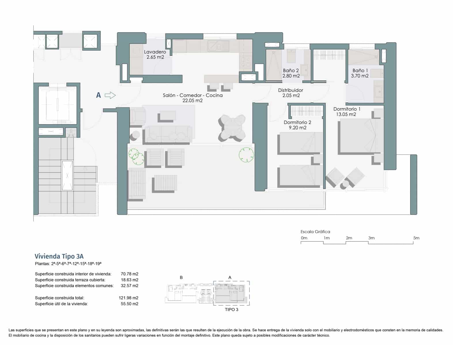 2 sypialnia Apartament na sprzedaż w Benidorm z basenem - 393 450 € (Ref: 9263847)