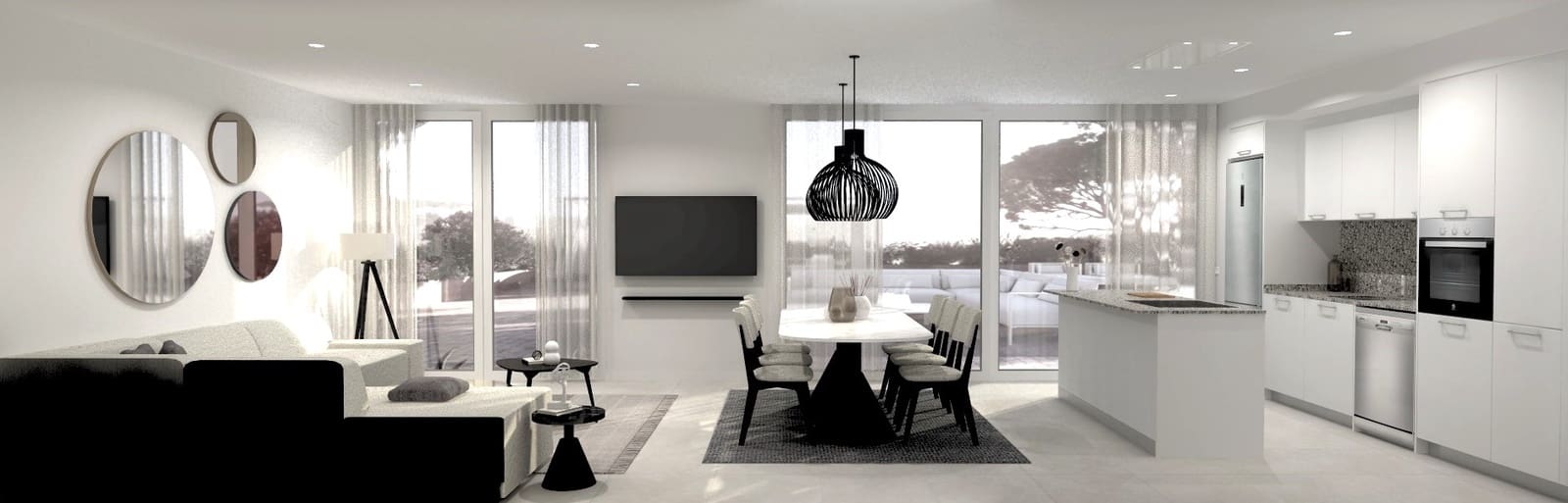 2 sypialnia Apartament na sprzedaż w Denia z basenem - 315 000 € (Ref: 9311623)