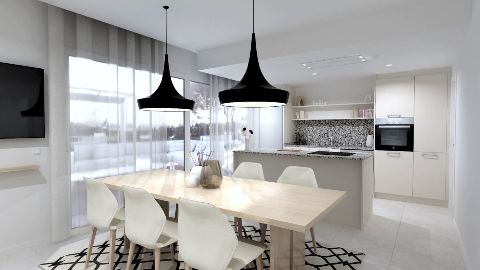 2 sypialnia Apartament na sprzedaż w Denia z basenem - 315 000 € (Ref: 9311623)