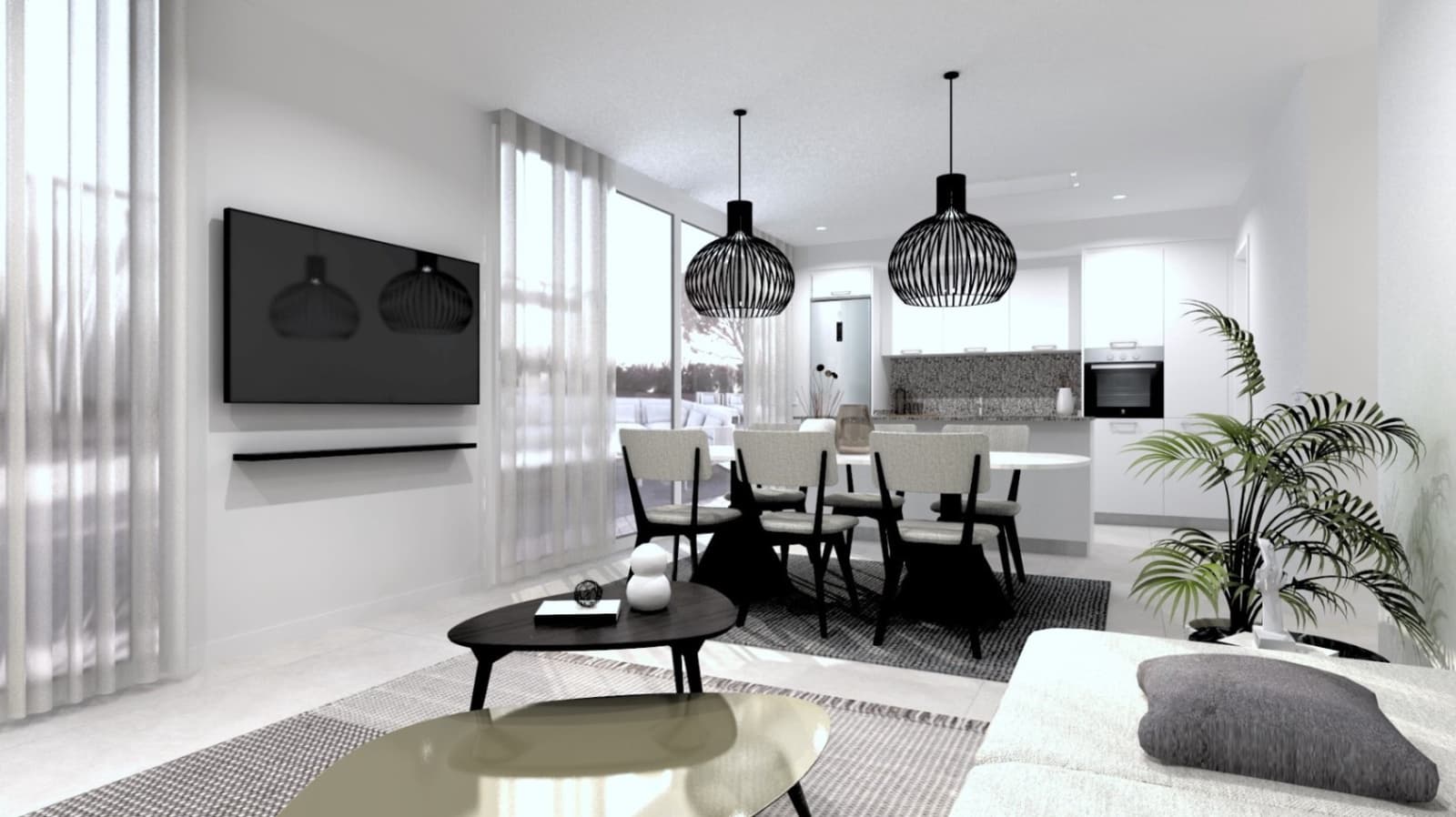 2 sypialnia Apartament na sprzedaż w Denia z basenem - 315 000 € (Ref: 9311623)