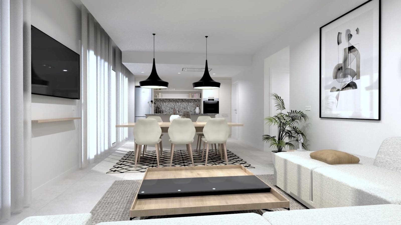 2 sypialnia Apartament na sprzedaż w Denia z basenem - 315 000 € (Ref: 9311623)