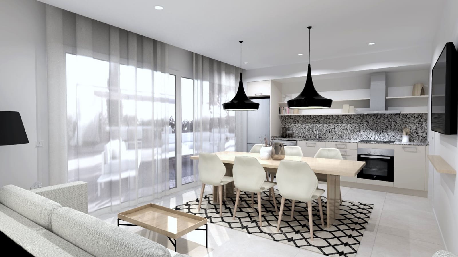 2 sypialnia Apartament na sprzedaż w Denia z basenem - 315 000 € (Ref: 9311623)