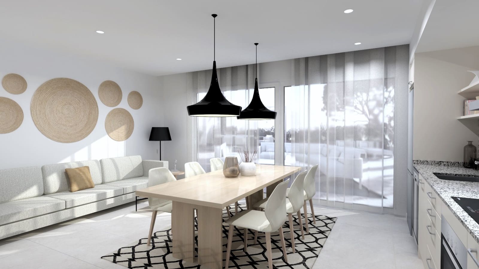 2 sypialnia Apartament na sprzedaż w Denia z basenem - 315 000 € (Ref: 9311623)