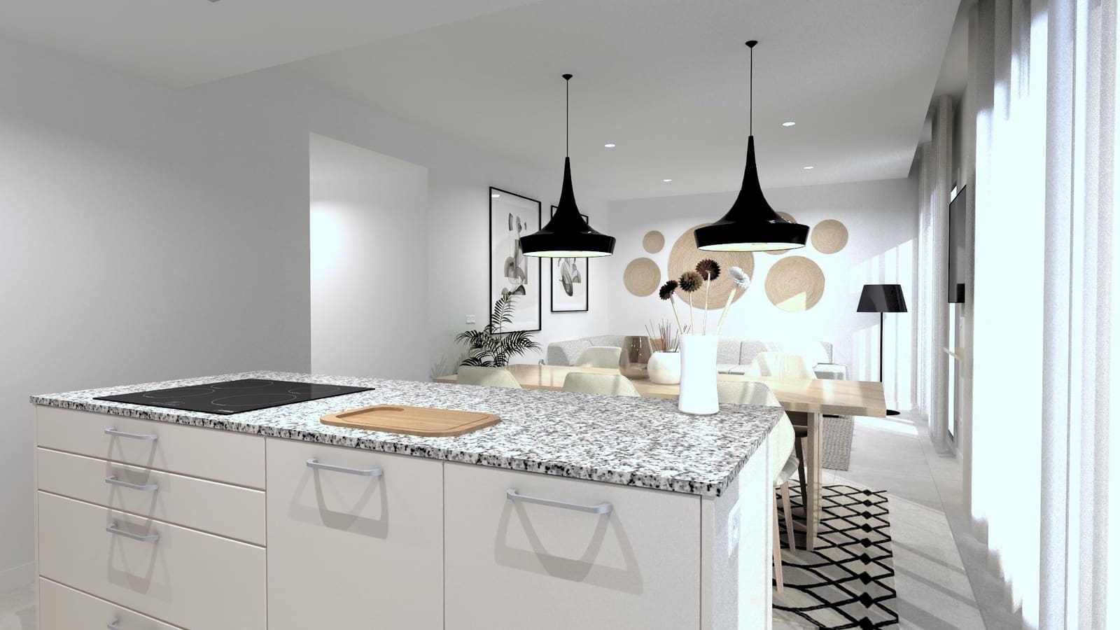 2 sypialnia Apartament na sprzedaż w Denia z basenem - 315 000 € (Ref: 9311623)