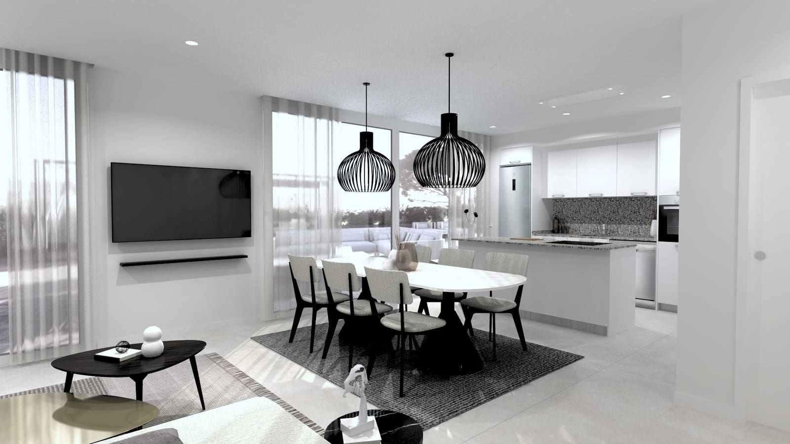 2 sypialnia Apartament na sprzedaż w Denia z basenem - 315 000 € (Ref: 9311623)