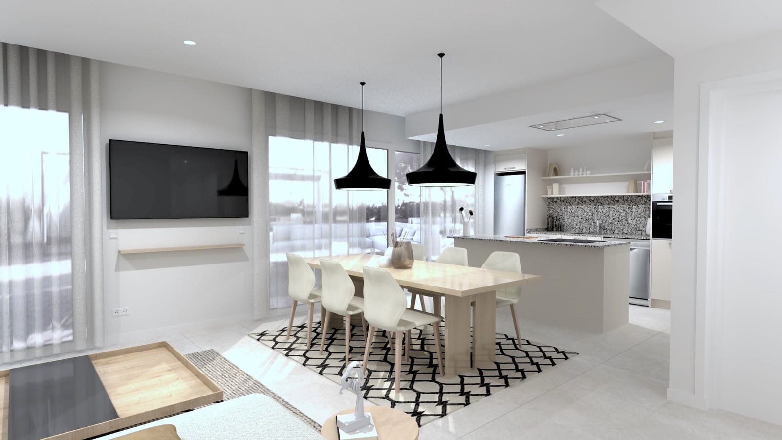 2 sypialnia Apartament na sprzedaż w Denia z basenem - 315 000 € (Ref: 9311623)