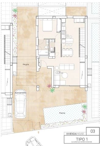 3 soveværelse Villa til salg i Hondón de las Nieves med swimmingpool garage - € 357.250 (Ref: 9421782)