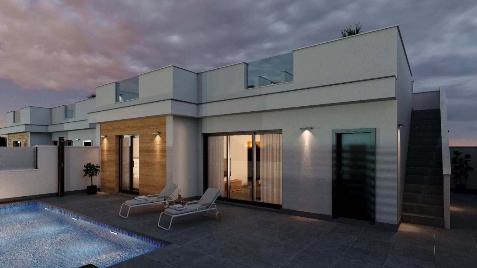 2 Zimmer Villa zu verkaufen in Roldan mit Pool Garage - 299.900 € (Ref: 9445537)