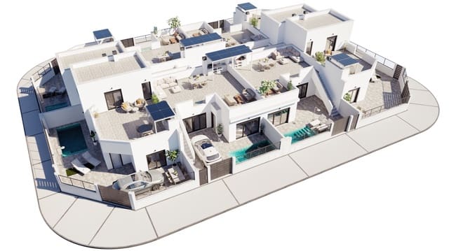 2 bedroom Villa for sale in Roldan, Torre-Pacheco with pool garage - € 289,900 (Ref: 9445538)