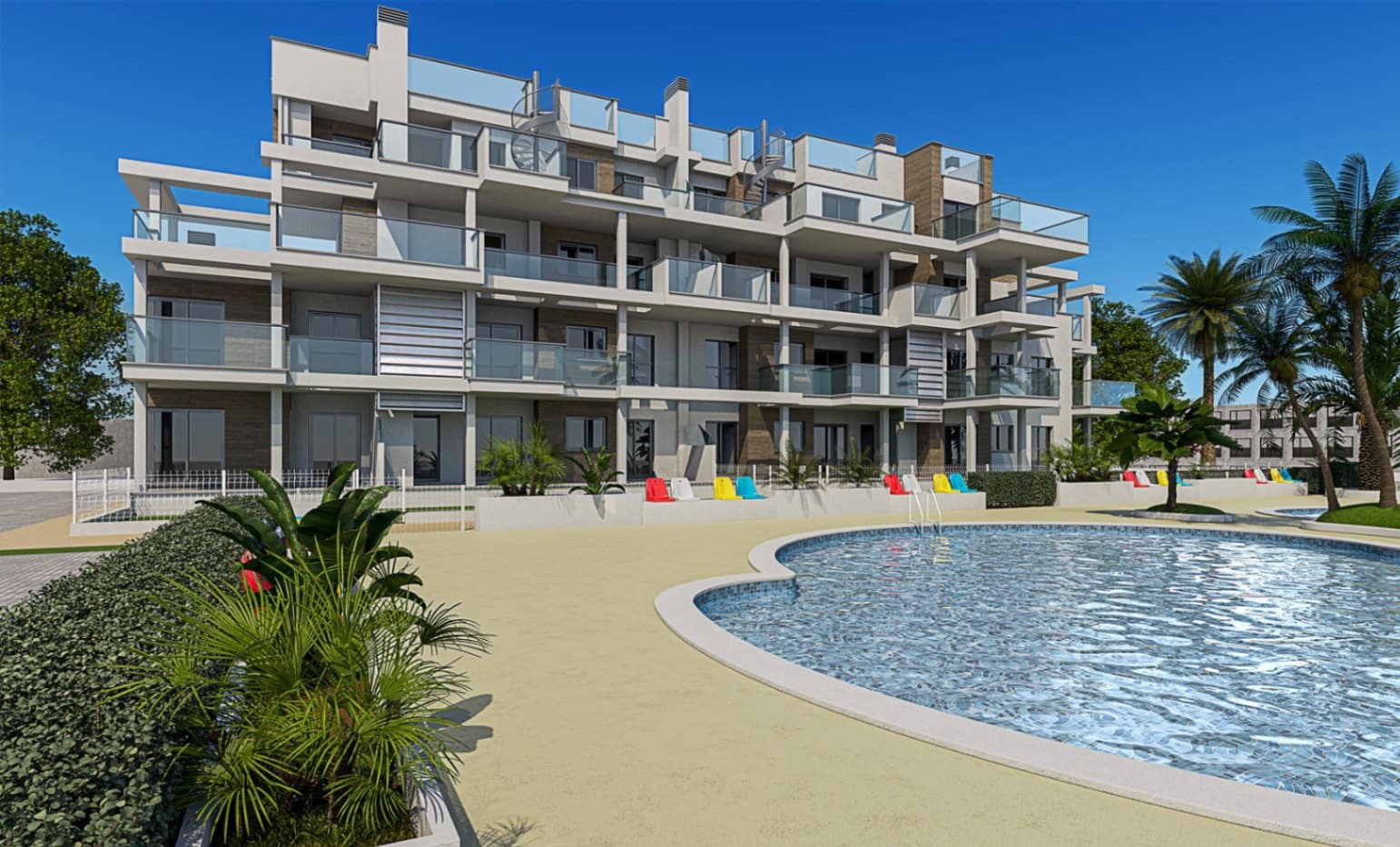 Apartamento de 2 habitaciones en Dénia en venta con piscina garaje - 355.000 € (Ref: 9536498)