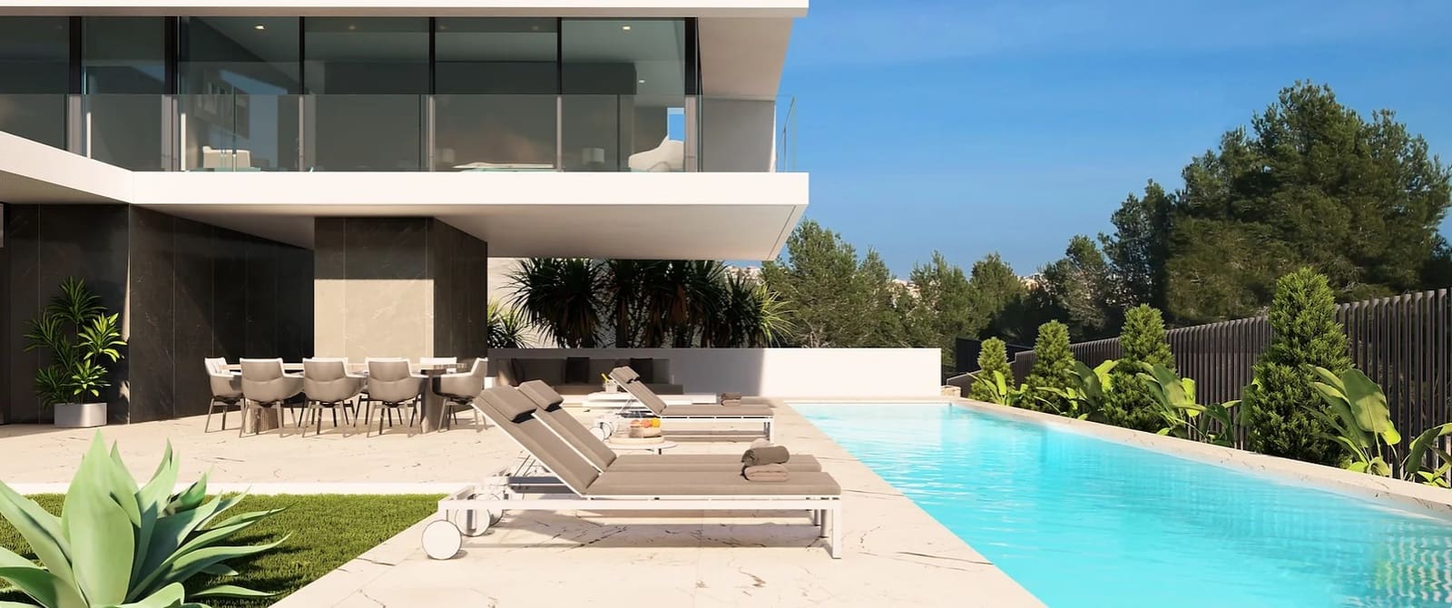 Chalet de 4 habitaciones en Moraira en venta con piscina - 3.850.000 € (Ref: 9547038)