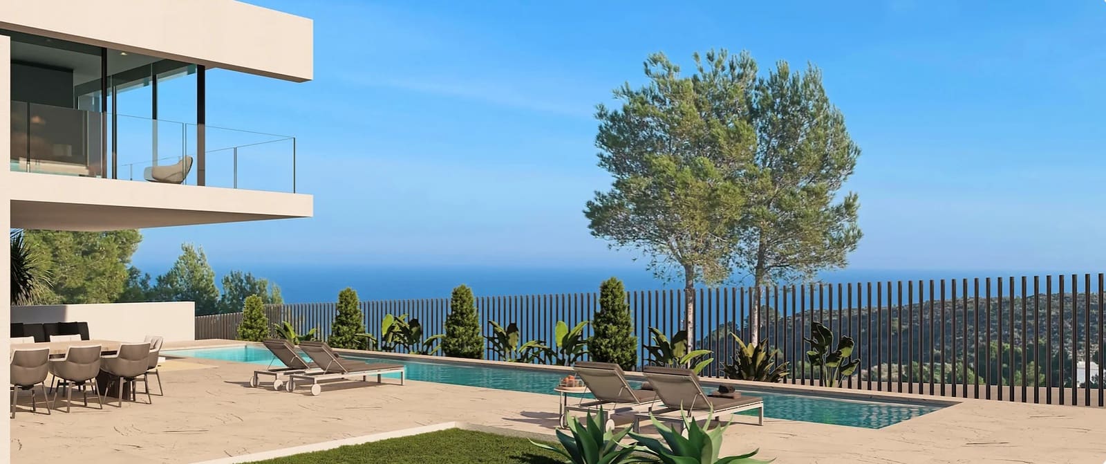 Chalet de 4 habitaciones en Moraira en venta con piscina - 3.850.000 € (Ref: 9547038)