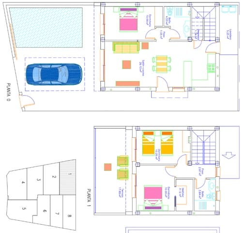 3 makuuhuone Huvila myytävänä paikassa Los Peñascos - El Salero - Los Imbernones, San Pedro del Pinatar mukana uima-altaan - 375 000 € (Ref: 9606441)