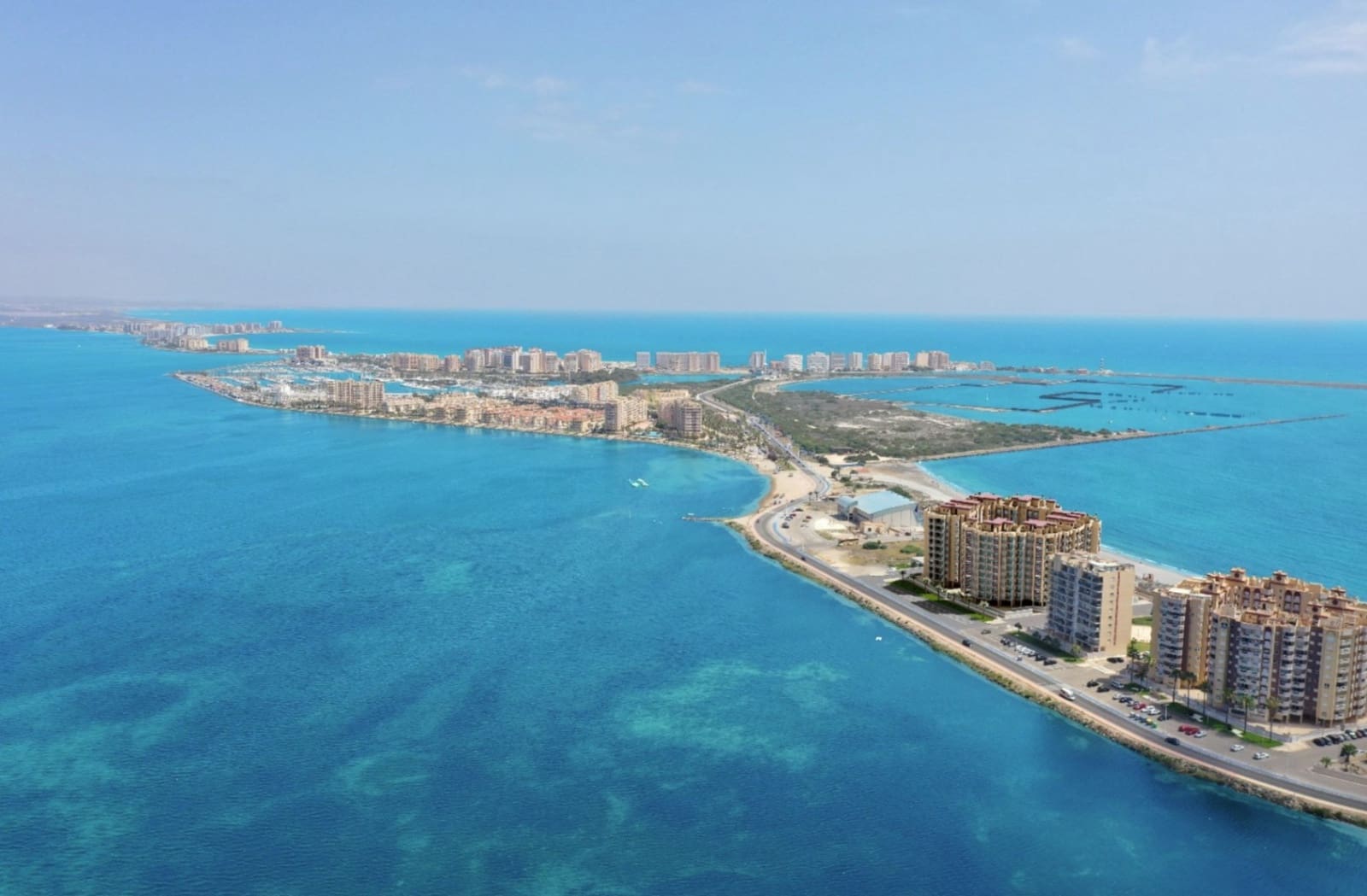 Apartamento de 1 habitación en La Manga del Mar Menor en venta con piscina - 205.033 € (Ref: 9639812)