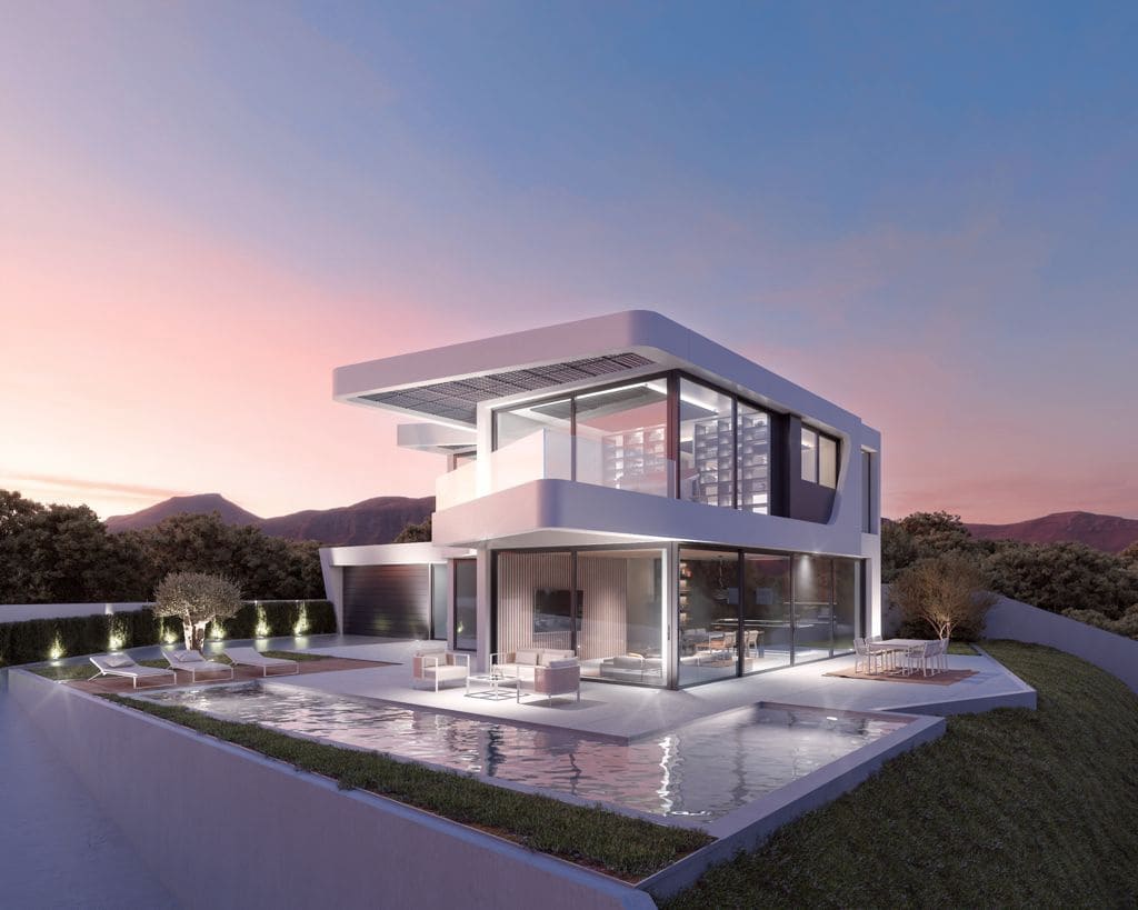 3 sovrum Villa till salu i Altea med pool garage - 1 395 000 € (Ref: 9907186)