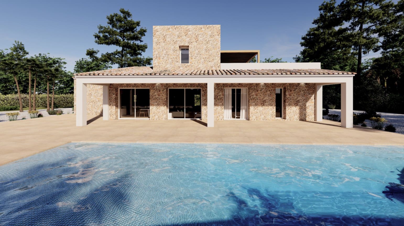 3 Zimmer Villa zu verkaufen in Benissa mit Pool Garage - 1.650.000 € (Ref: 9907192)