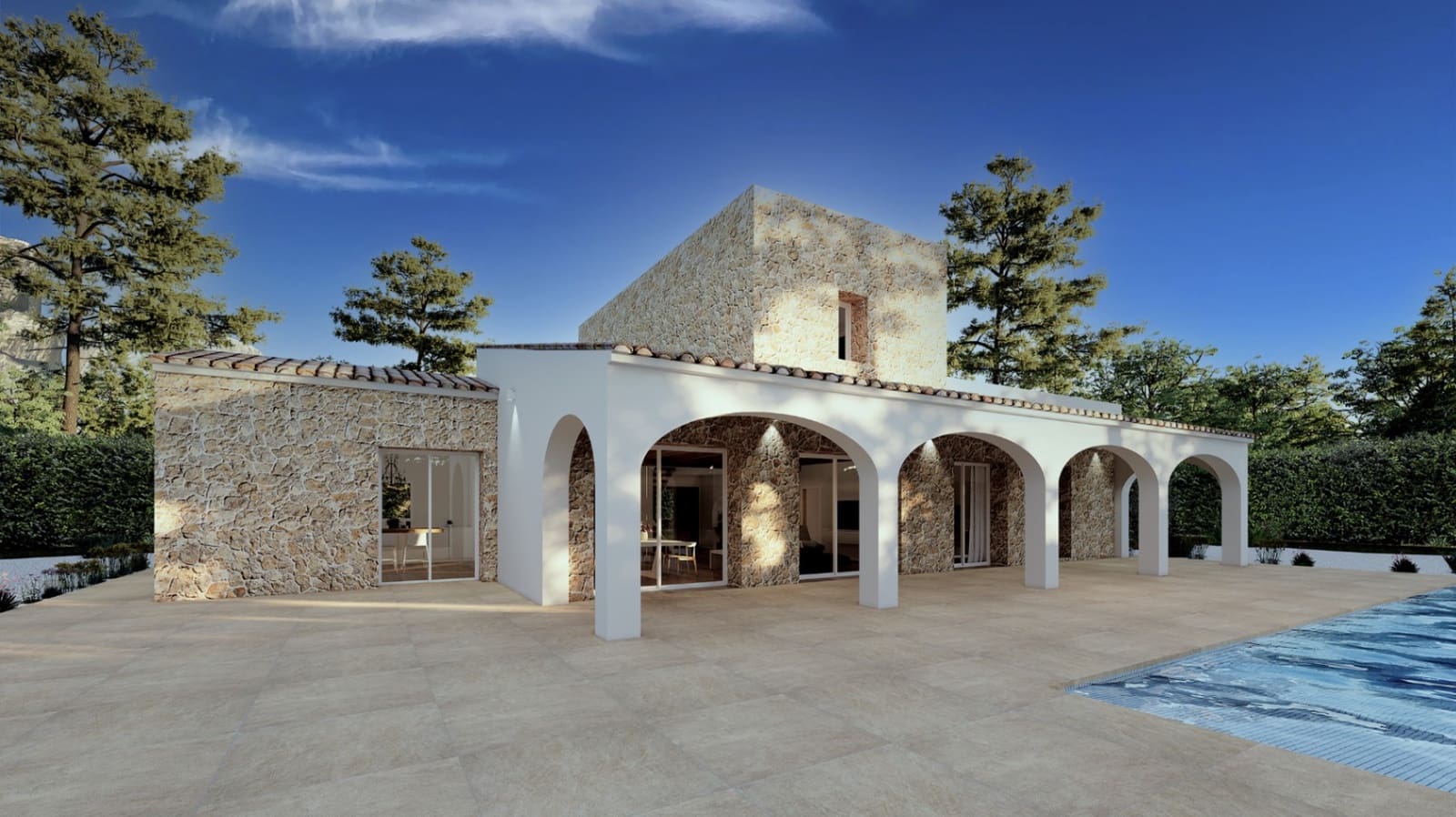 3 Zimmer Villa zu verkaufen in Benissa mit Pool Garage - 1.650.000 € (Ref: 9907192)