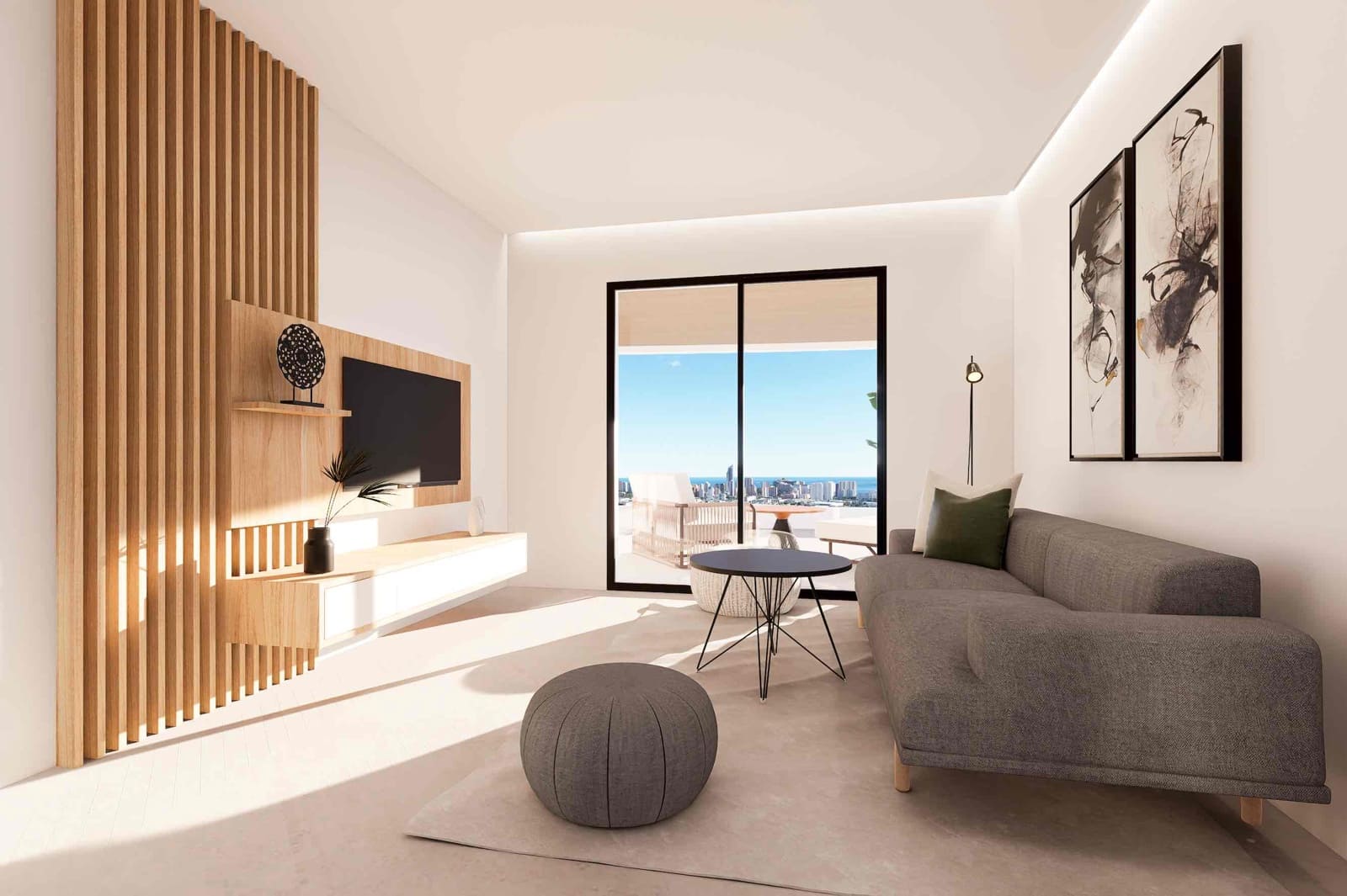 2 makuuhuone Huoneisto myytävänä paikassa Finestrat mukana uima-altaan - 339 900 € (Ref: 9907202)