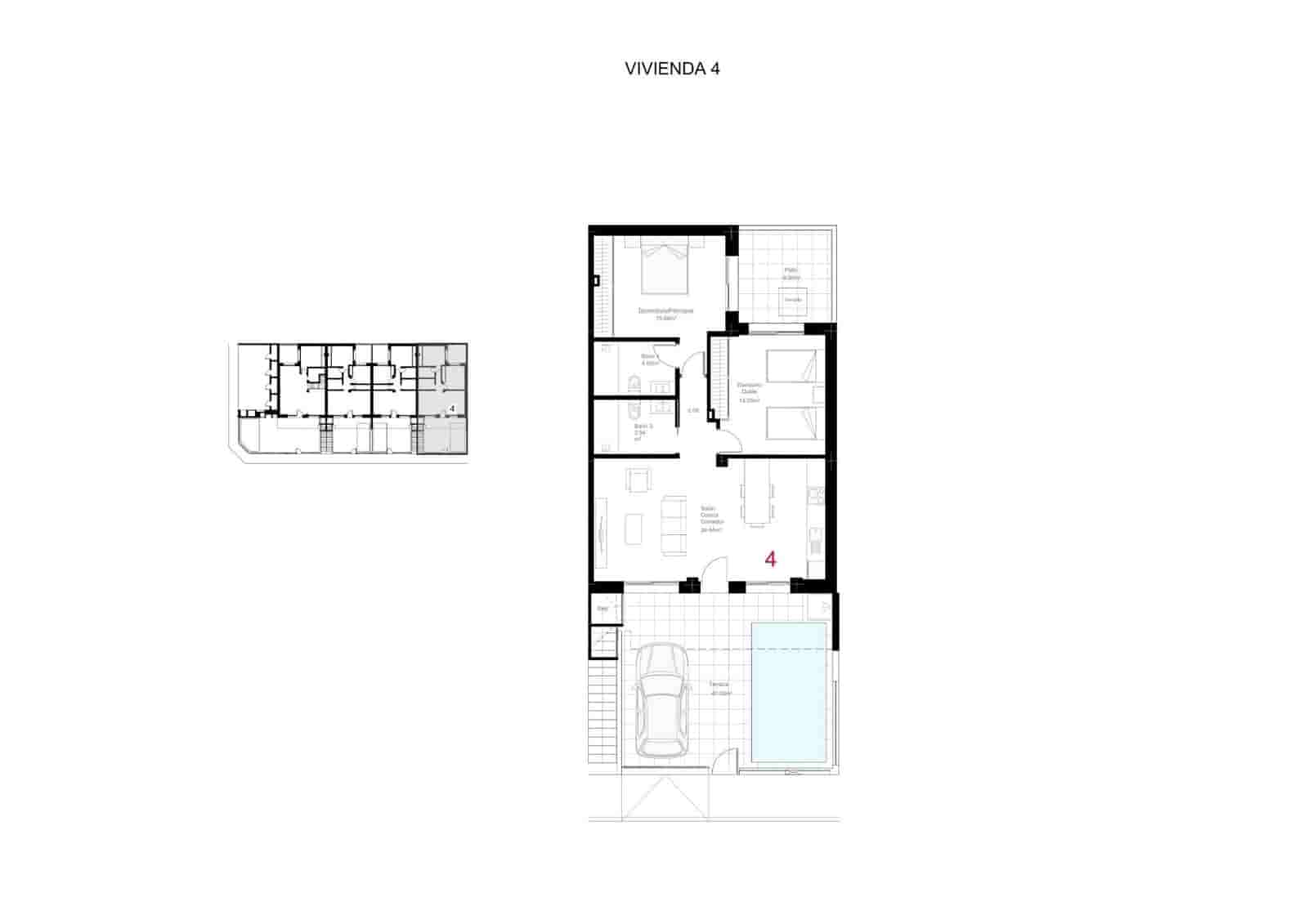 2 soverom Bungalow til salgs i San Pedro del Pinatar - € 319 900 (Ref: 9913807)