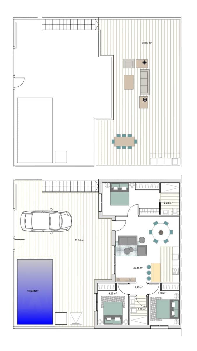 3 quarto Moradia em Banda para venda em Torre-Pacheco - 279 900 € (Ref: 9914685)
