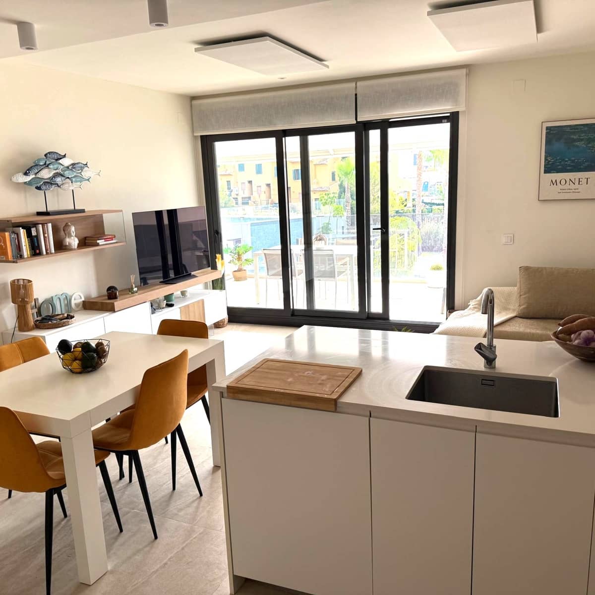 Appartement de 2 chambres à louer à Finestrat avec piscine garage - 1 800 € (Ref: 9992003)