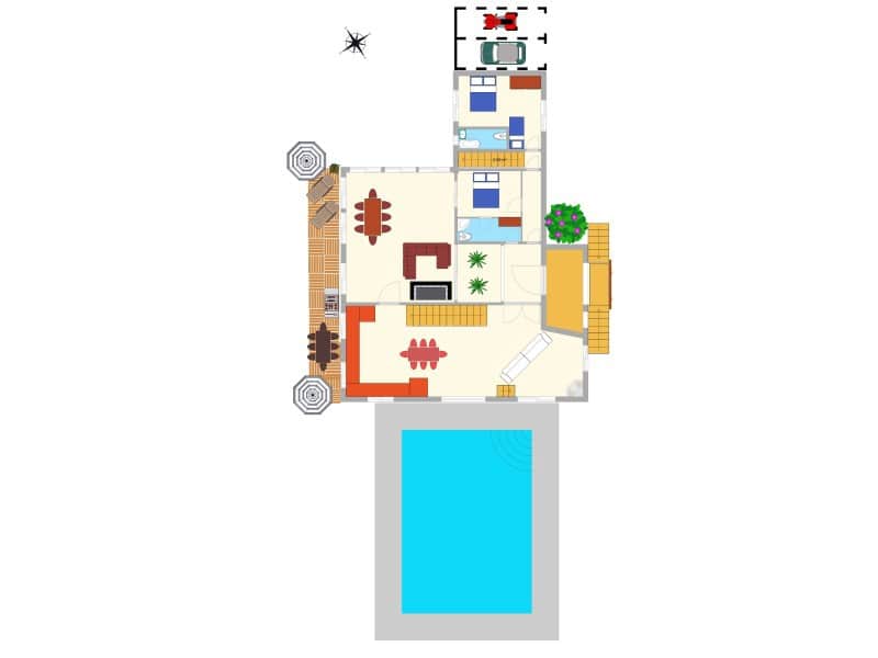 5 chambre Villa/Maison à vendre à Santa Cristina d'Aro avec piscine - 799 000 € (Ref: 9001690)