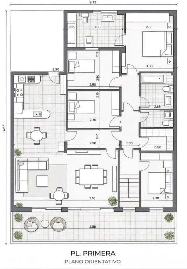 3 sovrum Lägenhet till salu i Dolores - 129 000 € (Ref: 9851947)