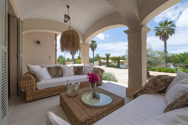 6 chambre Finca/Maison de Campagne à vendre à Cas Concos, Felanitx avec piscine garage - 5 650 000 € (Ref: 8523664)