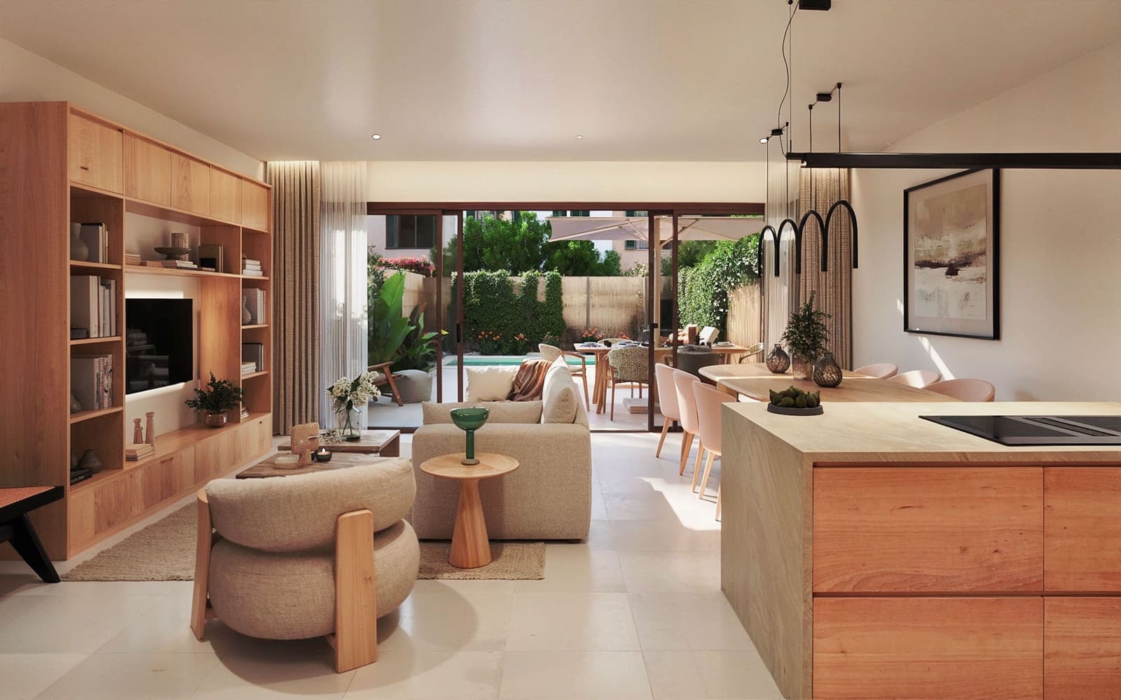 3 soveværelse Byhus til salg i Campos med swimmingpool garage - € 685.000 (Ref: 8783629)