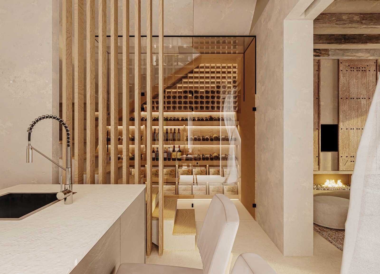 3 soveværelse Byhus til salg i Ses Salines med swimmingpool garage - € 2.300.000 (Ref: 8812876)