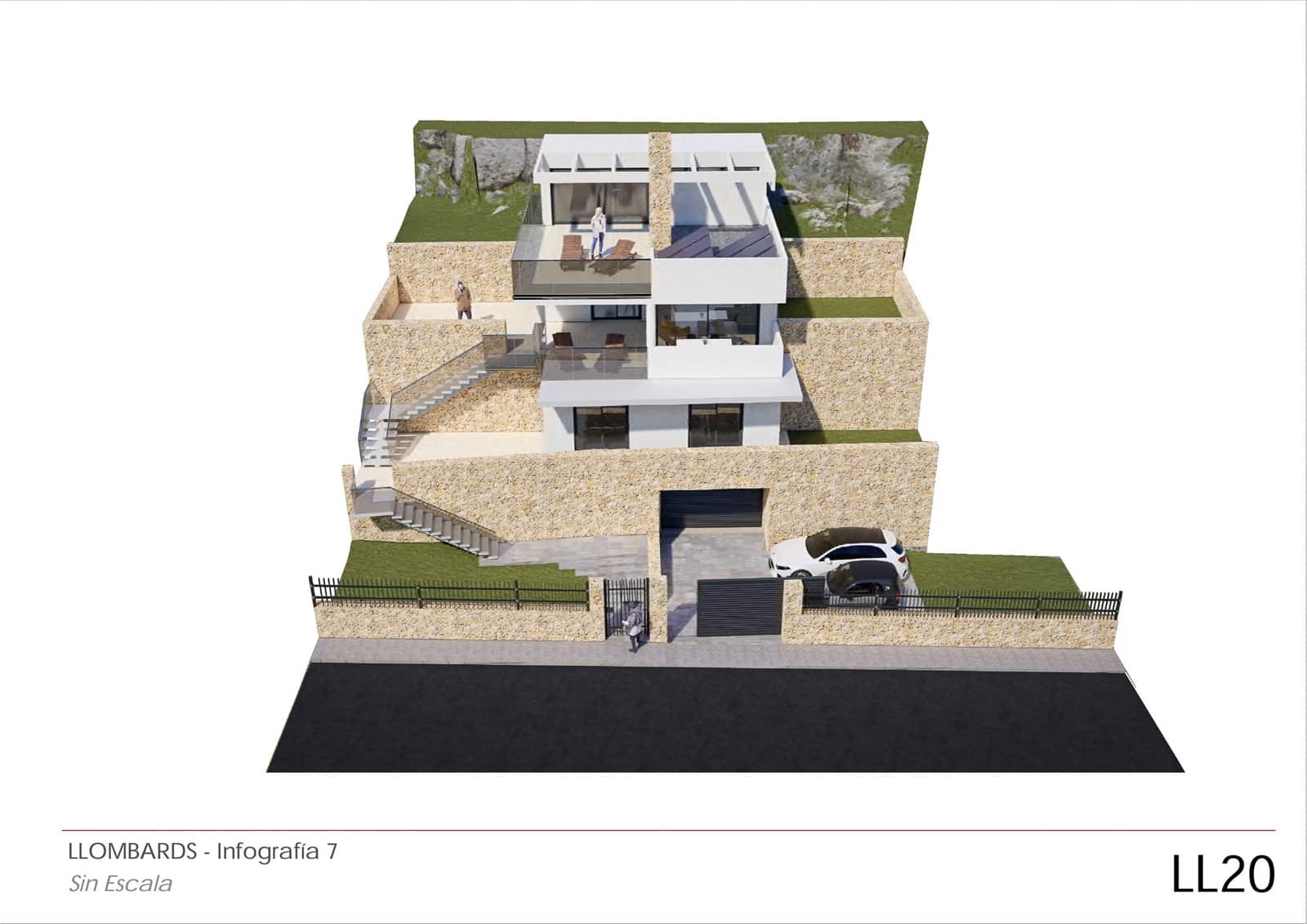 3 camera da letto Villa in vendita in Cala Llombards - 950.000 € (Rif: 9678235)