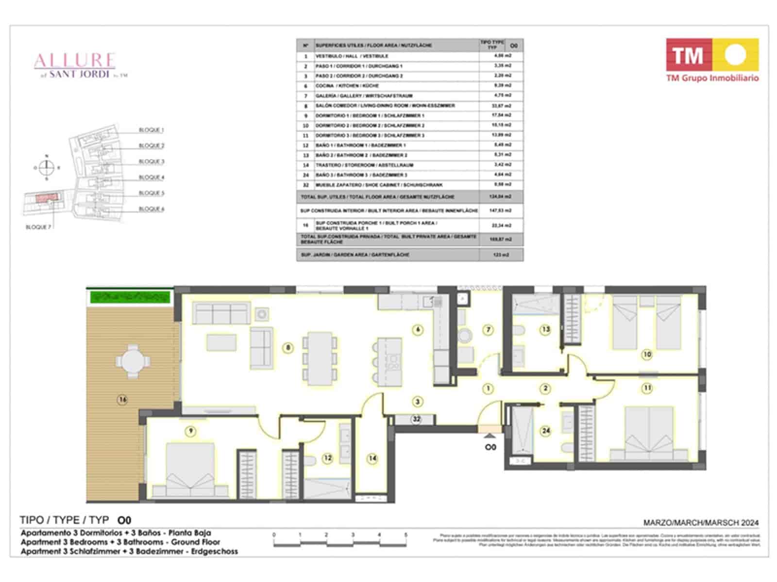 3 Zimmer Apartment zu verkaufen in Colonia de Sant Jordi mit Pool - 560.000 € (Ref: 9802897)