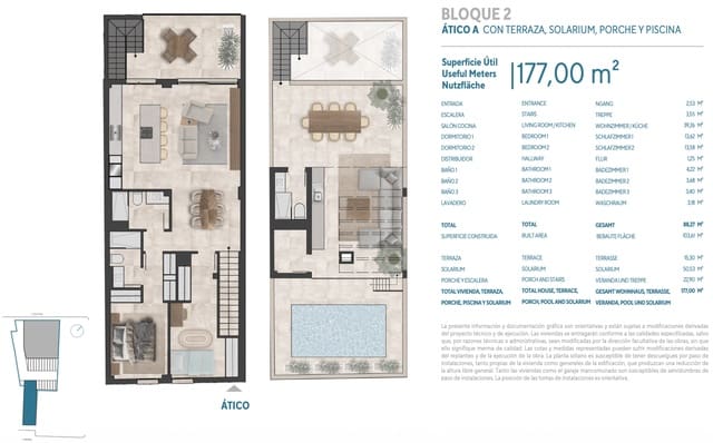 2 Zimmer Apartment zu verkaufen in Portocristo / Port de Manacor, Manacor mit Pool - 550.000 € (Ref: 9931110)