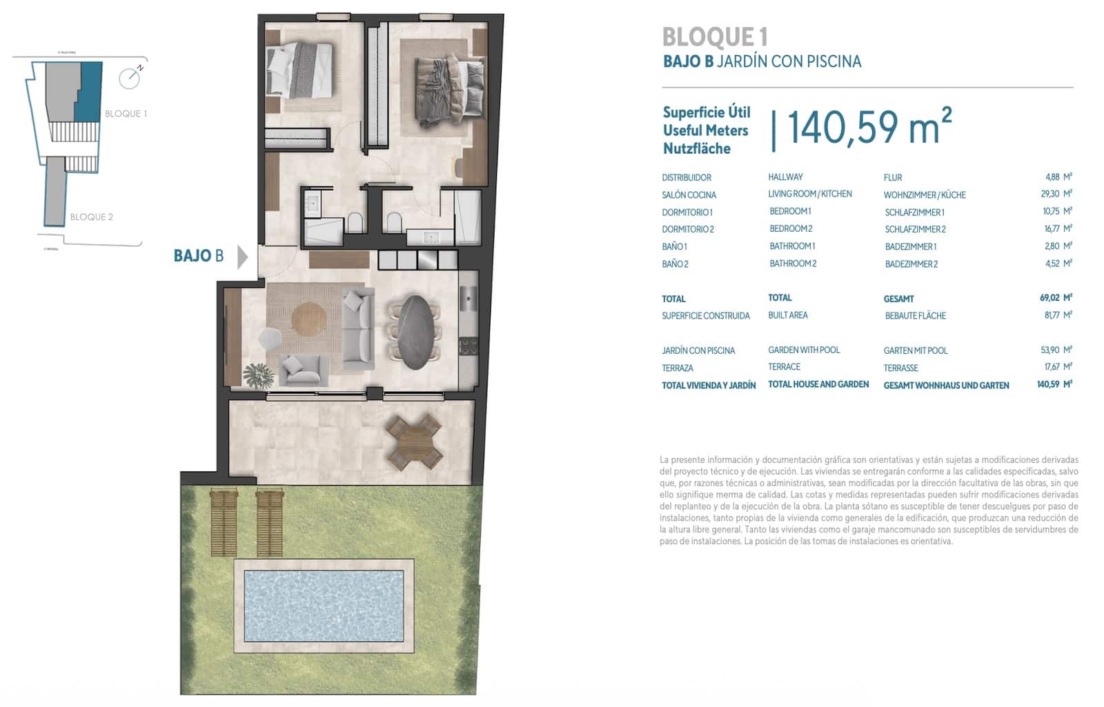 2 sypialnia Apartament na sprzedaż w Portocristo / Port de Manacor z basenem - 525 000 € (Ref: 9931114)