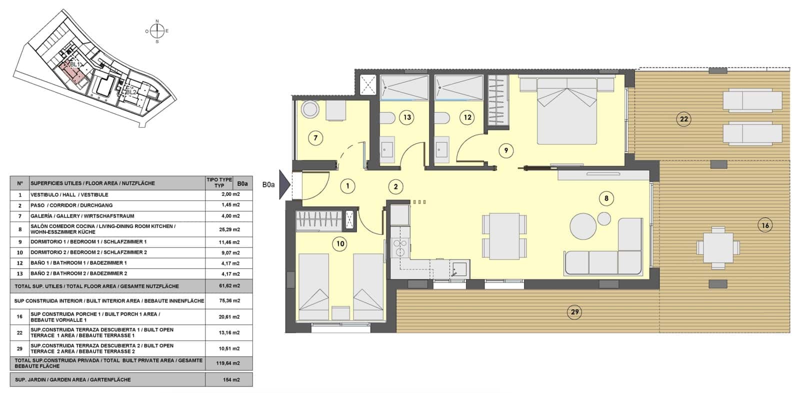 2 camera da letto Appartamento in vendita in Canyamel con piscina - 436.000 € (Rif: 9950651)