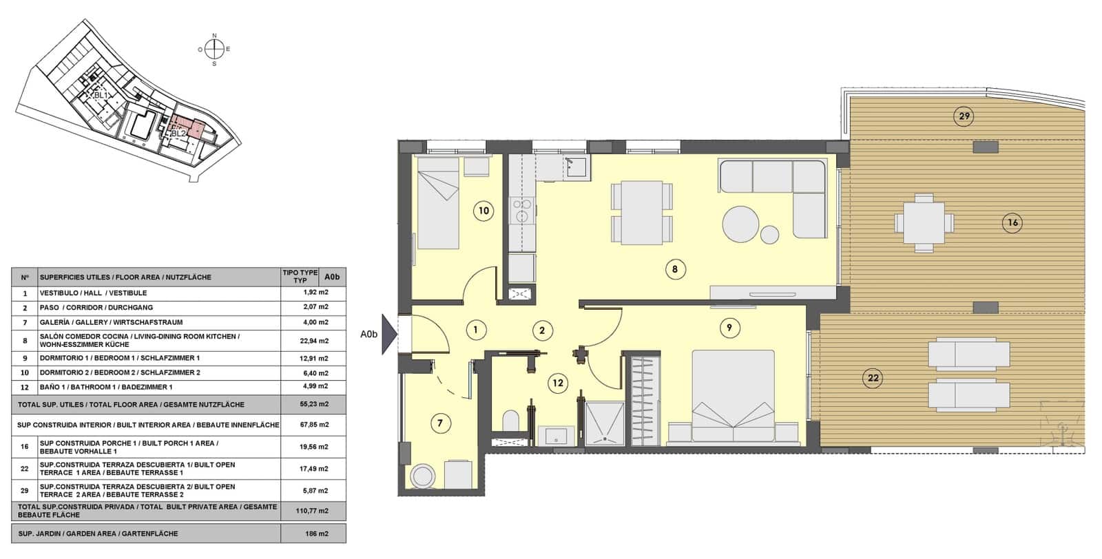 2 chambre Appartement à vendre à Canyamel avec piscine - 502 000 € (Ref: 9950652)