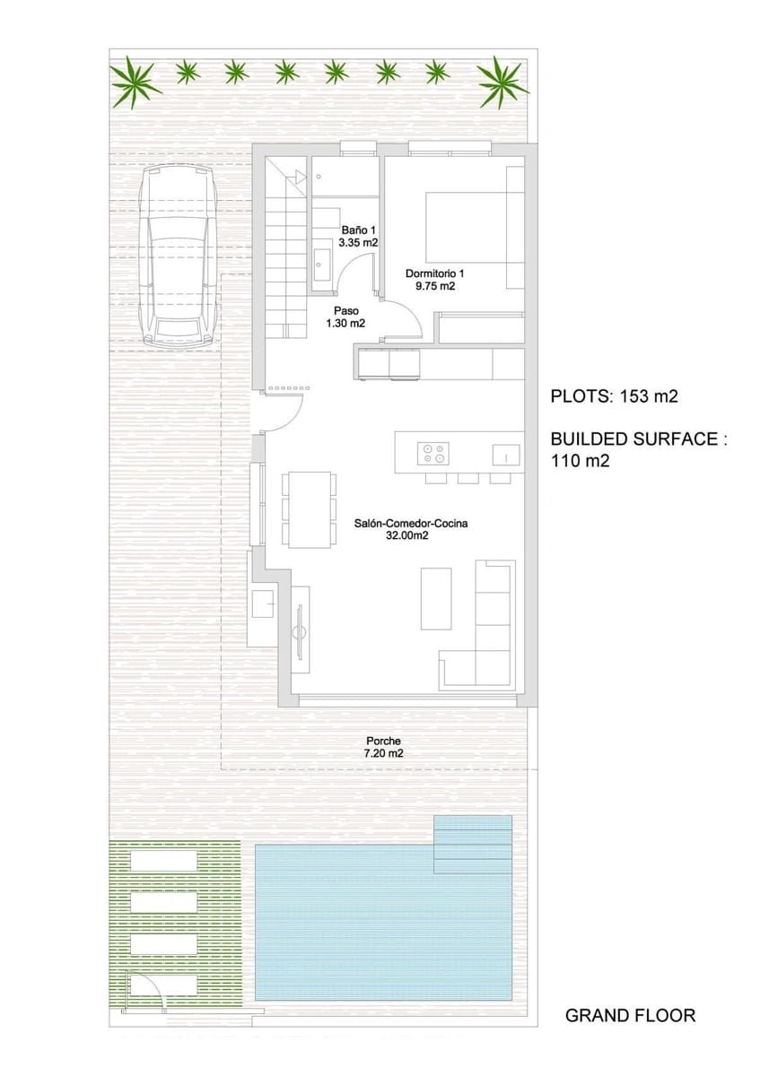 3 soveværelse Villa til salg i San Javier med swimmingpool garage - € 385.000 (Ref: 9426718)