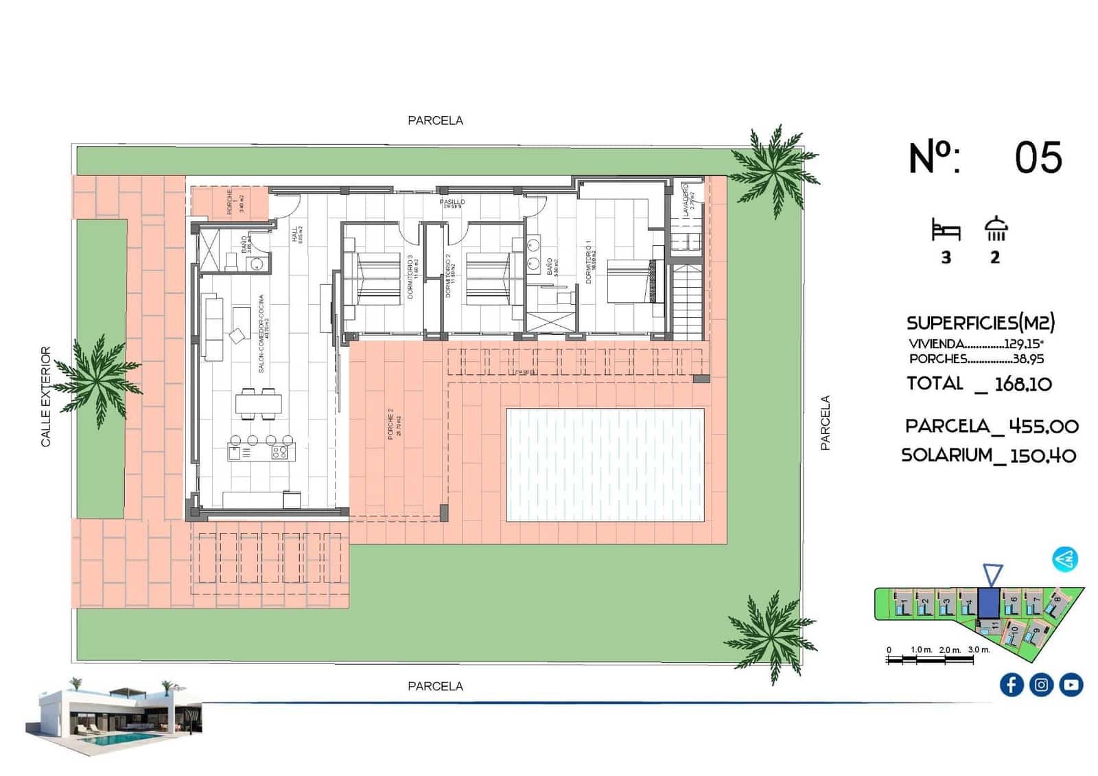Chalet de 3 habitaciones en Algorfa en venta con piscina garaje - 670.000 € (Ref: 9476272)