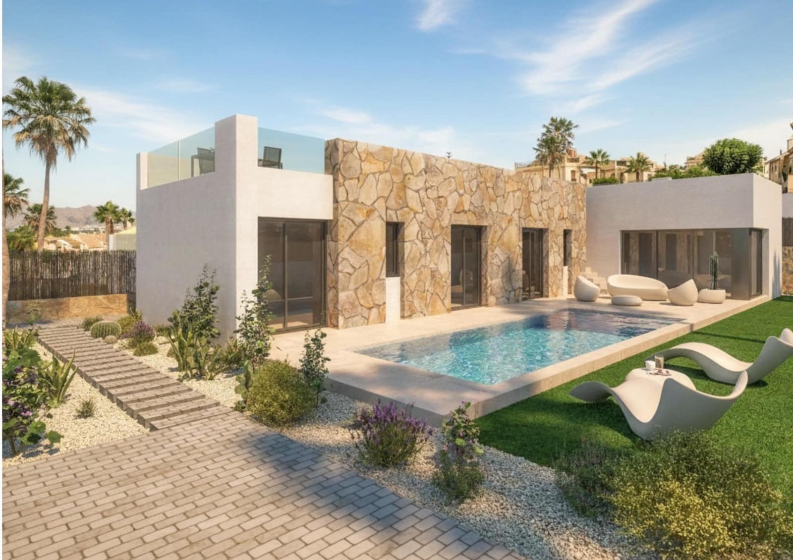 3 bedroom Villa for sale in Algorfa with pool garage - € 579,000 (Ref: 9509428)